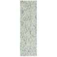 thumbnail image 2 of Safavieh Abstract Delia Distressed Wool Runner Rug, Green/Ivory, 2'3" x 8', 2 of 10