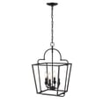 thumbnail image 3 of 3237-MB Millennium Lighting 4 Light Pendant-22 Inches Tall and 15 Inches Wide-Matte Black Finish    -Traditional Installation, 3 of 4