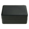 thumbnail image 4 of AOOOWER Black PU Cufflink Organizer Brooch and Lapel Pin Storage Box for Travel Use, 4 of 11