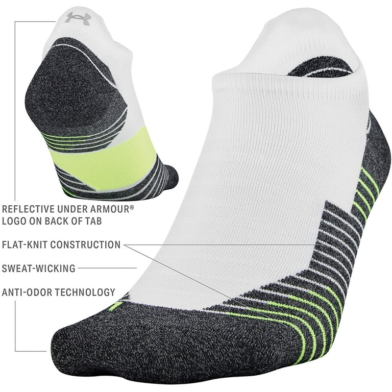 ホット商品 Under Armour Run 2.0 No Show Tab Socks 2-Pack - Walmart.com 服＆ファッション小物
