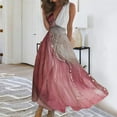 thumbnail image 2 of ibuvkizy Summer Dresses for Women Plus Size Summer Dresses,Women's Spring/Summer Sleeveless Color V-Neck Wrapped Chest Dress Long Dress,Holiday Party Beach Dress,Gifts for Women, 2 of 3