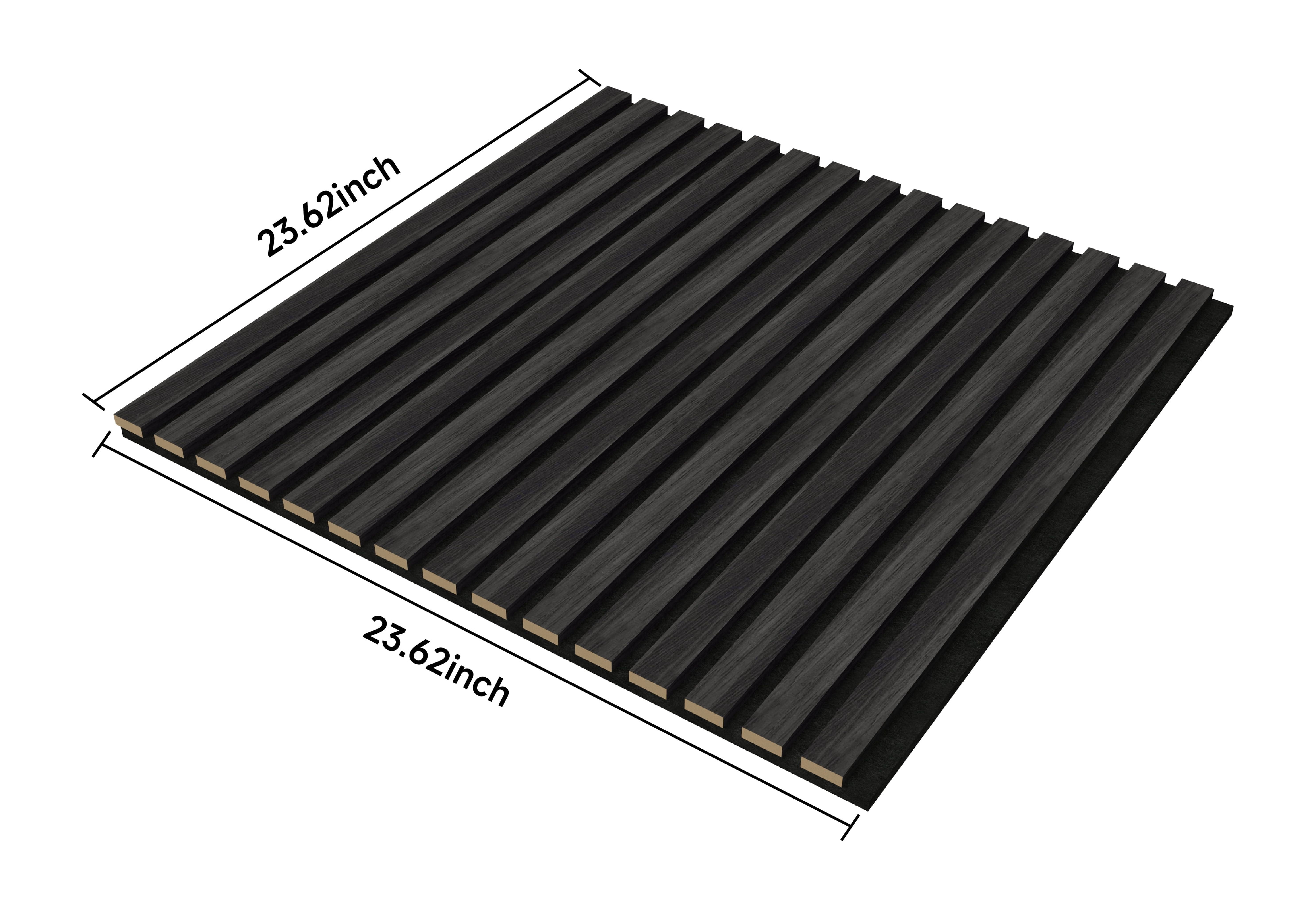 8 PCS Panels & Wooden Strip Acoustic Boards, Suitable for Office Walls, Bedrooms, Gyms, Kitchens & Ceilings. 3D Groove Sound-Absorbing Design