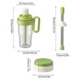 thumbnail image 5 of Portable Manual Drink Mixer, Leakproof Shaker Bottle for Summer Beverages, DIY Slushies & Party Drinks, Large Capacity, 5 of 5