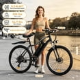 thumbnail image 4 of Adult Electric Bike 750W Peak Motor,20MPH E-Bike with 55 Miles+ Range,36V 15Ah Battery,Mountain Electric Bicycle for All-Day Trail Riding,Black, 4 of 8