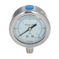 thumbnail image 3 of Manomètre 1/4 NPT Manomètre 1/4 NPT Précision 2,5 Cadran Transparent Manomètre sous Vide avec Acier Inoxydable, Algomètre Électromécanique, 3 of 8