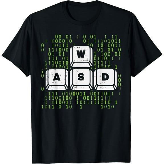 t-shirt PC Gamer WASD Funny Computer Gaming Boys Kids Men Youth Teen T-Shirt mens，black，women，funny，men，journey，Crew Neck, Short Sleeve,printing