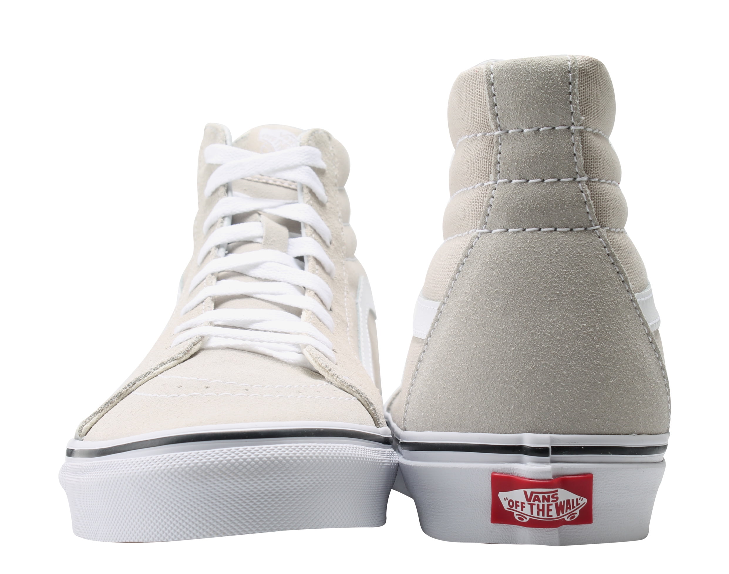 vans sk8 hi silver lining true white
