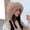 Beige, variant on beishanbush Scarf ,Hat,& Gloves Ladies Winter Knitted Wool Cap Three Ball Pullover Cap Warm Ear Protection Hat White