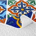thumbnail image 5 of Manfei Boho Geometric Check Twin Quilt Set,Dreamy Floral Twin Coverlet Set,2 Pieces,1 Bedspread and 1 Pillowcase, 5 of 7