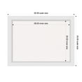 thumbnail image 6 of Amanti Art White Cork Board Wood Framed Blanco White Bulletin Board 32 in. x 24 in., 6 of 7