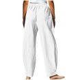 thumbnail image 4 of Efsteb Womens Sweatpants Elastic Waist Baggy Pants Trousers Pants for Women Loose Comfortable Pants for Women Wide leg Pants Casual Sweatpants Solid Color Trousers White XXL, 4 of 8