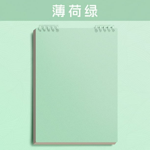 Cuaderno de Hojas Sueltas, Carpeta Recargable con Páginas en Blanco, Bloc de Notas para Apuntes, Diario, Dibujo, 60 Hojas para Estudiantes, Trabajadores