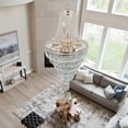 thumbnail image 6 of KPIBEST 21 inch 15 light empire crystal chandelier, living room gold crystal large chandelier, 6 of 10