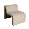 thumbnail image 2 of Diamond Sofa LANACHCA Lana Looped Shearling Fabric Accent Chair, Camel, 2 of 2