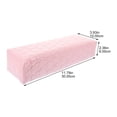 thumbnail image 3 of Miangastore Réduction de Fatigue des Poignets Éponge Rose Protection de Comptoir pour Manucuristes 1Ensemble 11.8x3.9x2.4in, 3 of 9