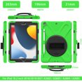 thumbnail image 4 of Caso para iPad 9th/8th/7th Generation 10.2 '', caja a prueba de golpes con correa y soporte de mano giratoria de 360 °, correa para el hombro Ikkle ipad 10.2（2019/2020/2021）, 4 of 10