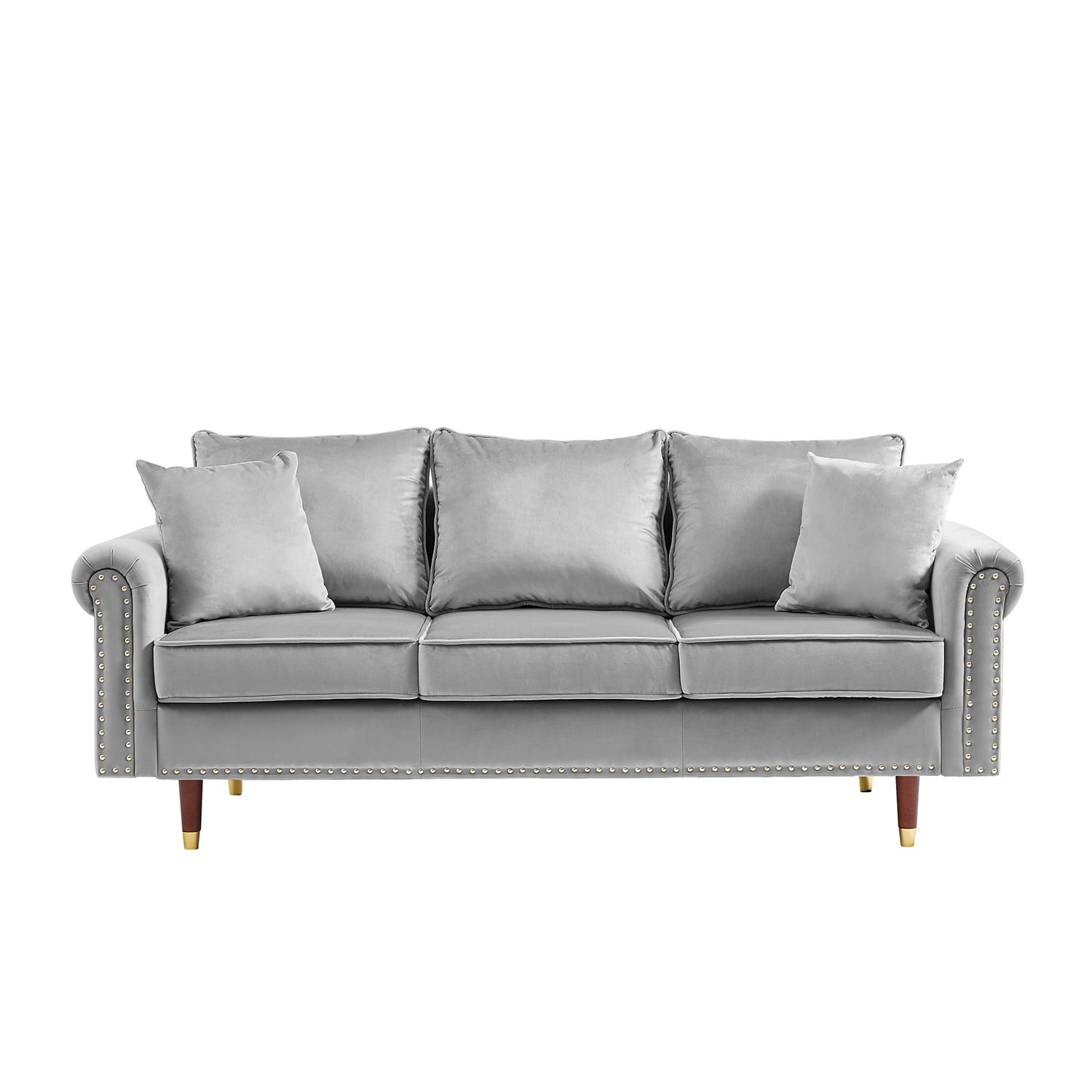 Resenkos 62.5" Casual Sofa Lifestyle Solutions Sofa Bed Couch for Bedroom in Home & Kitchen Apartment Dorm, Grey Resenkos 62.5" Casual Sofa Lifestyle Solutions Sofa Bed Couch for Bedroom in Home & Kitchen Apartment Dorm, Grey