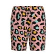 thumbnail image 3 of Yiaed Leopard for Men's Soft Sleep Pajama Short Lounging Pajama Shorts-3X-Large, 3 of 8