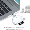 thumbnail image 4 of Lector de tarjetas SD 3 en 1 oso de fresa Compatible con iPhone/iPad USB C y USB A, 4 of 5