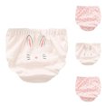 thumbnail image 3 of Akiihool Girls' Tag Free Cotton Brief Underwear Multipacks (Pink,90), 3 of 5