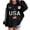 Black, variant on LWNYDPLSD Baggy Hoodies for Girls Print Cute Aesthetics Vintage Hooded Sweatshirts Kids Drop Shoulder Long Sleeves Hooded Pullover Loose Fit Comfortable Clothes for Teens