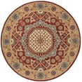 thumbnail image 2 of SAFAVIEH Antiquity Kynaston Traditional Wool Area Rug, Red/Orange, 6' x 6' Round, 2 of 6
