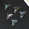 thumbnail image 4 of Tineasur 10Pcs Black Shell Pendant Parts Lightweight Jewelry Accessories for DIY Necklace Making, 4 of 4