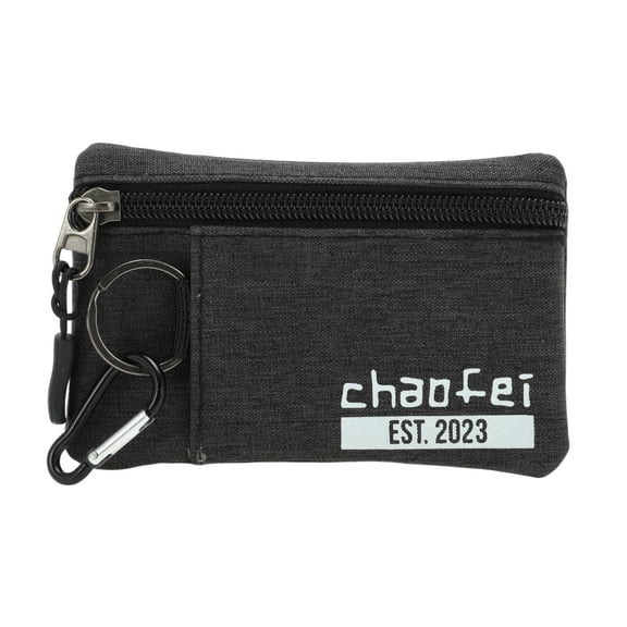 Unique Bargains 1 Pc Coin Purse Wallet Letter Lanyard Coin Purse Pouch Black