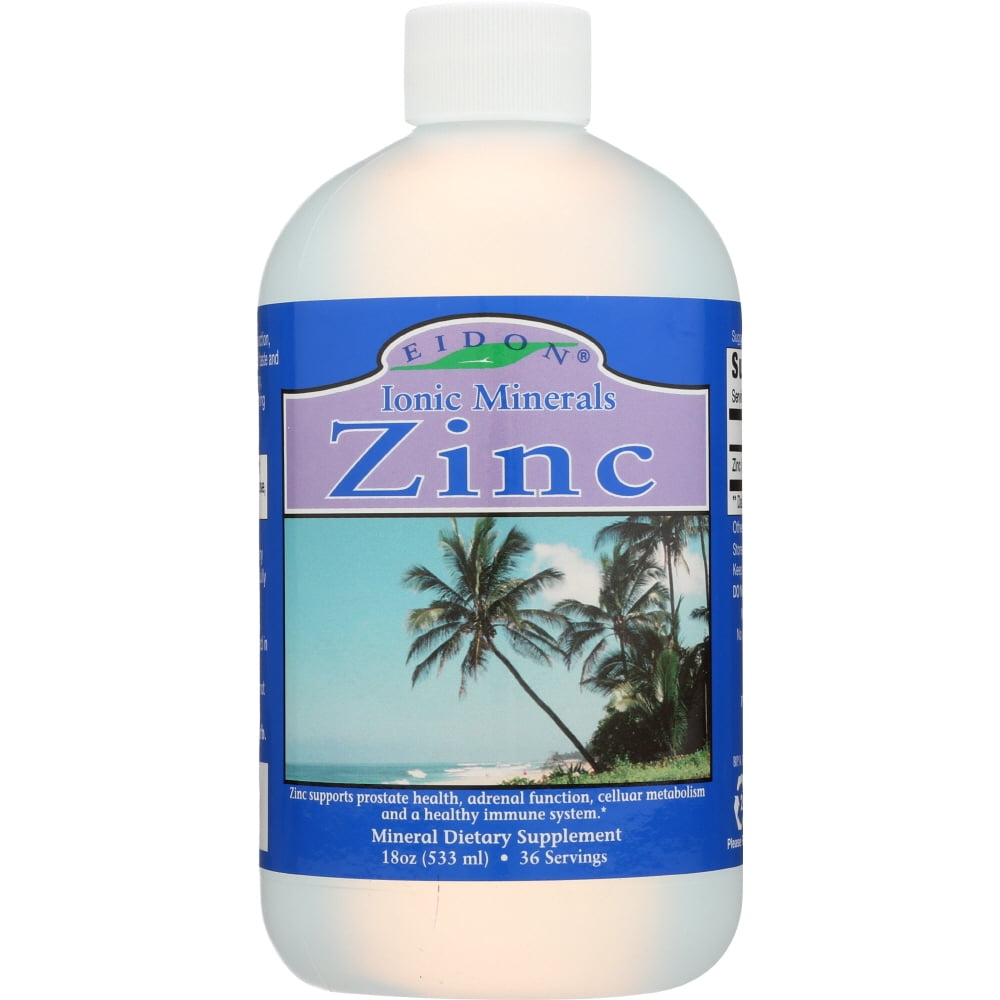 Eidon Ionic Minerals Zinc Liquid 18 oz.