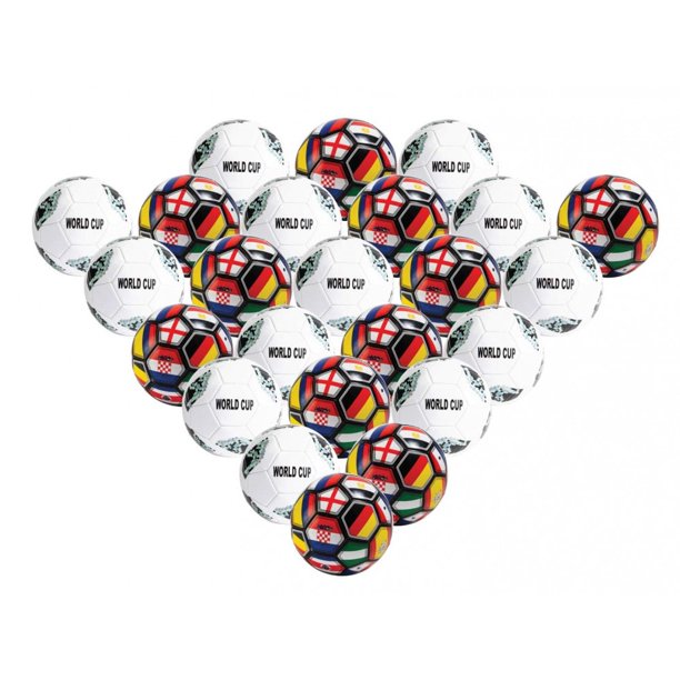 24 Pack Wholesale Toys Kids Soccer Balls Size 5 in MultiCountry