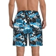 thumbnail image 3 of Naloa Football Time Men's Beach Shorts, Surfing shorts, Swim trunks, Quick Dry Swim Trunks for Surfing Beach Fun - 3X-Large, 3 of 9