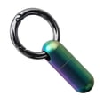 thumbnail image 1 of Portable Titanium Waterproof Keychain Pill Holder Container Durable Small Bottle colorful, 1 of 8