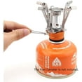 thumbnail image 4 of czcpp-Backpacking Stove Portable Camping Stove with Piezo Ignition Stable Supports Ultralight Stove for Camping Hiking and Backpacking Trips Cooking (Orange), 4 of 4