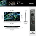 Sony 77” Class BRAVIA XR A95L QDOLED 4K HDR Smart TV with Google TV