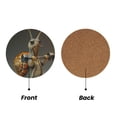thumbnail image 2 of Xecao Surreal Weightlifting Snail for MDF Cork Coaster 4 Pcs,Drink Coasters,Suit for House Warming Gifts New Home ,Coffee Table Decor-Round Shape, 2 of 7