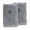 Gray, variant on Pidada 100% Cotton Diamond Pattern Hand Towels for Bathroom Set of 2 (Beige Brown)
