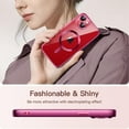 thumbnail image 7 of JETech Electroplated Case for iPhone 14 Plus 6.7-Inch, Camera Lens Full Protection, Compatible with MagSafe Wireless Charging, Shockproof Soft TPU Phone Cover (Rose Red), 7 of 7