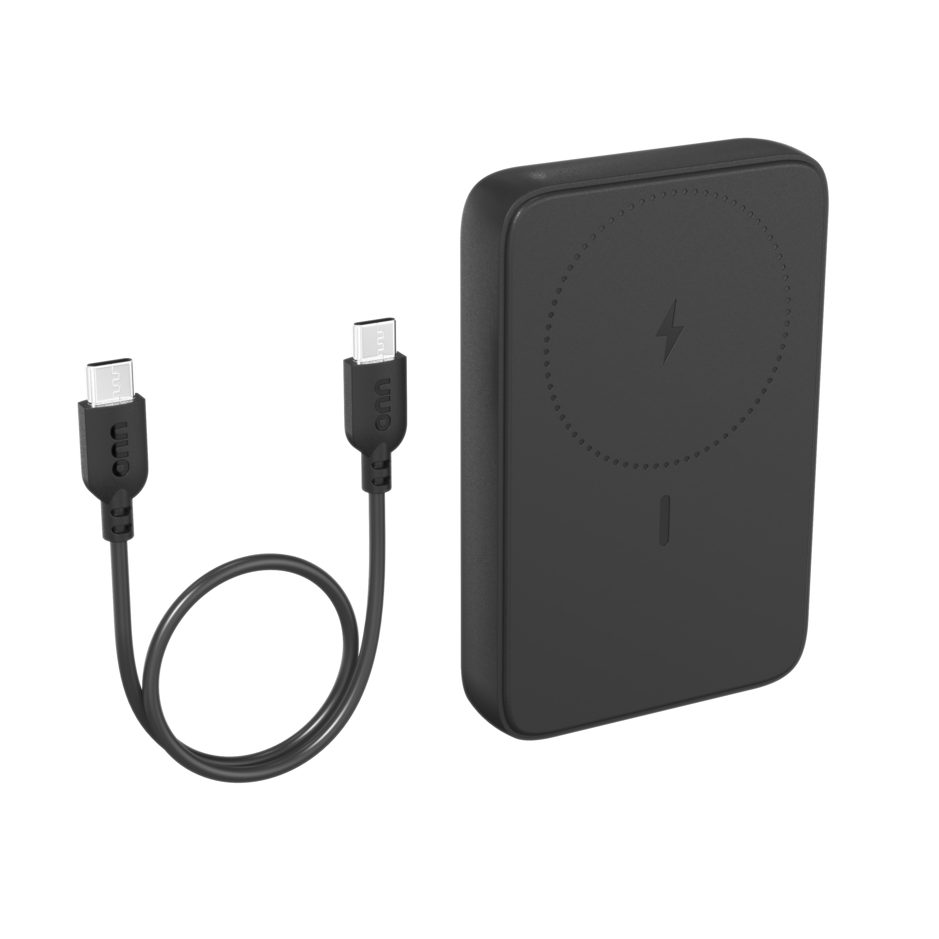 onn 10,000 mAh Batería Portátil Magnética, Certificada Qi2, Pantalla LED Digital, Negro - Compatible con iPhone 17/16/15/14/13/12, Pixel 10 4