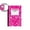 Hot Pink, variant on A5 Sewing Notebook – 60 Pages (30 Sheets) Wide Ruled Lined Journal with Reference Charts, Weekly Planner & Study Guides – Composition Notebook for Writing, Sewing Projects, Office