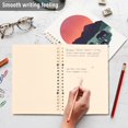 thumbnail image 4 of FORMRS 1-Subject Spiral Notebook 8" x 5" College Ruled 60 Refillable Sheet A5 Hard Cover, Abstract Elephant, 4 of 7