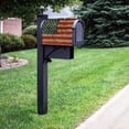 thumbnail image 6 of Vintage American Flag Rustic Stars White Red Stripes Mail Box Cover Magnetic Anti-UV 100% Polyester Standard Size 18" X 21" Oxford Garden,Postbox Letterbox Cover, 6 of 6