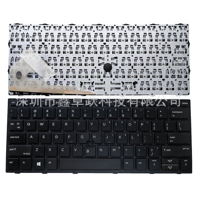 Teclado de repuesto con marco negro para portátil HP 755 G3 850 G3 850 G4 ZBook 15u G3 G4.