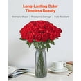 thumbnail image 3 of VEVOR Artificial Flowers, 500 pcs Real Looking Red Foam Fake Roses Bulk, Faux Red Bridal Shower with Stems for DIY Wedding Bouquets, Home Centerpieces Arrangements, Party Tables Decorations, 3 of 9