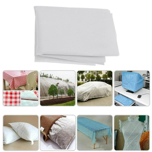 Tela de tejida impermeable, tela fundida, material hecho para bricolaje, transpirable, agradable para y suave, 5 m perfecl Tela no tejida impermeable