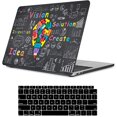 thumbnail image 1 of Fancity Compatible avec le Nouveau MacBook Air 2022 13.6 Pouces Étui Puce M2 Modèle A2681, Coque Rigide Lisse avec TPU, 1 of 5