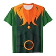 thumbnail image 4 of felwors St Patricks Day T Shirts for Women 2026 Lucky Irish Shamrock Clover Graphic Tee Cute Funny Short Sleeve Festival Tops (Orange, XL), 4 of 4