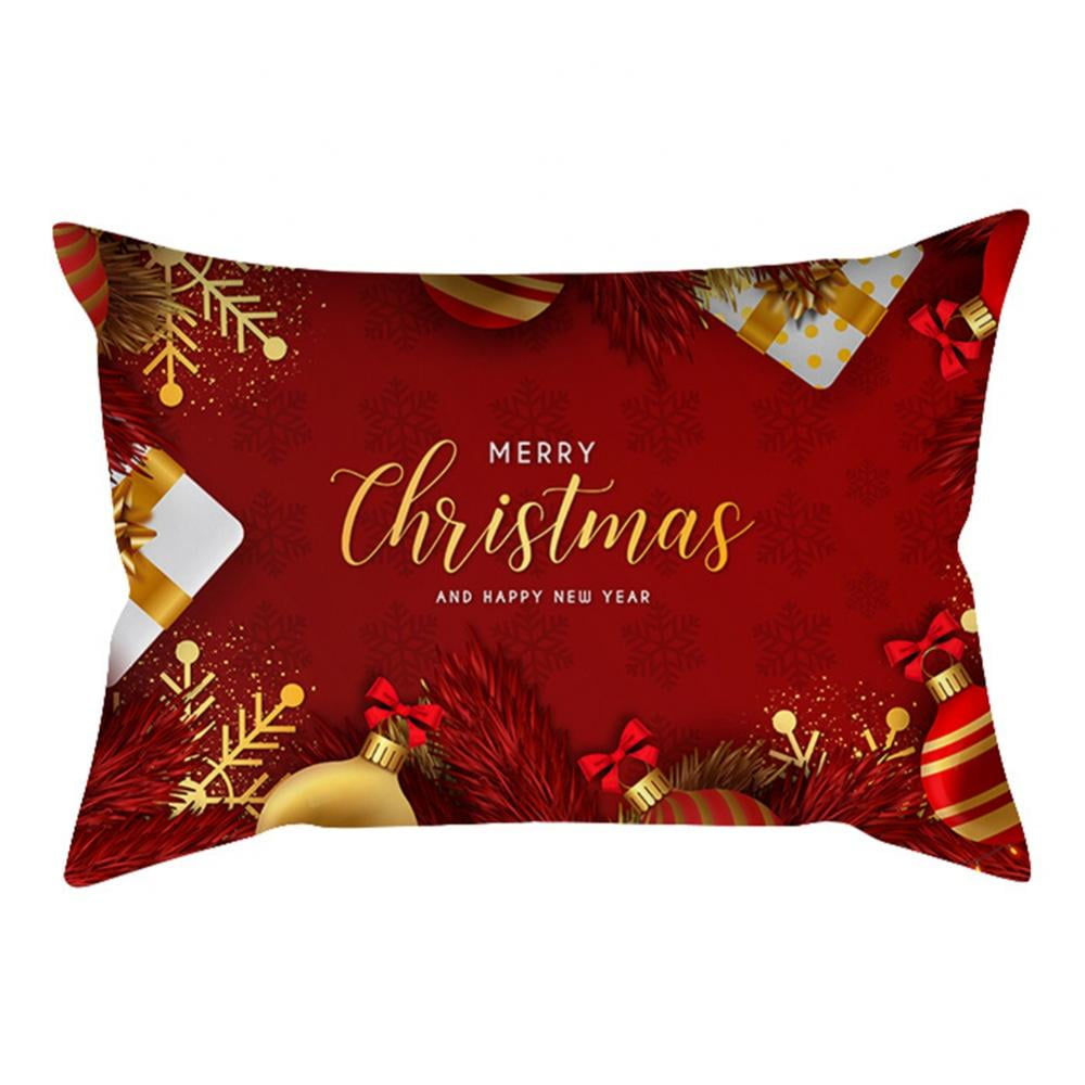 Christmas Pillow Covers Merry Christmas Throw Cushion Covers Christmas