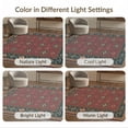 thumbnail image 7 of ODIKA 5'x7' Blue Brick Geometric Design Washable Area Rug Intricate Octagonal and Floral Patterns Easy Care, Non-Shedding, Pet Friendly, for Small Living Room, Bedroom, 7 of 7
