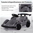 thumbnail image 3 of Costway Go Kart para Niños Coche Eléctrico Infantil de Batería 6V con Control Remoto Cinturón Música para Niños 37-96 Meses 85 x 53 x 40 cm, 3 of 8
