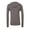 Deep Heather, variant on Men's Long Sleeve Hoodie Shirt, Black 2XL